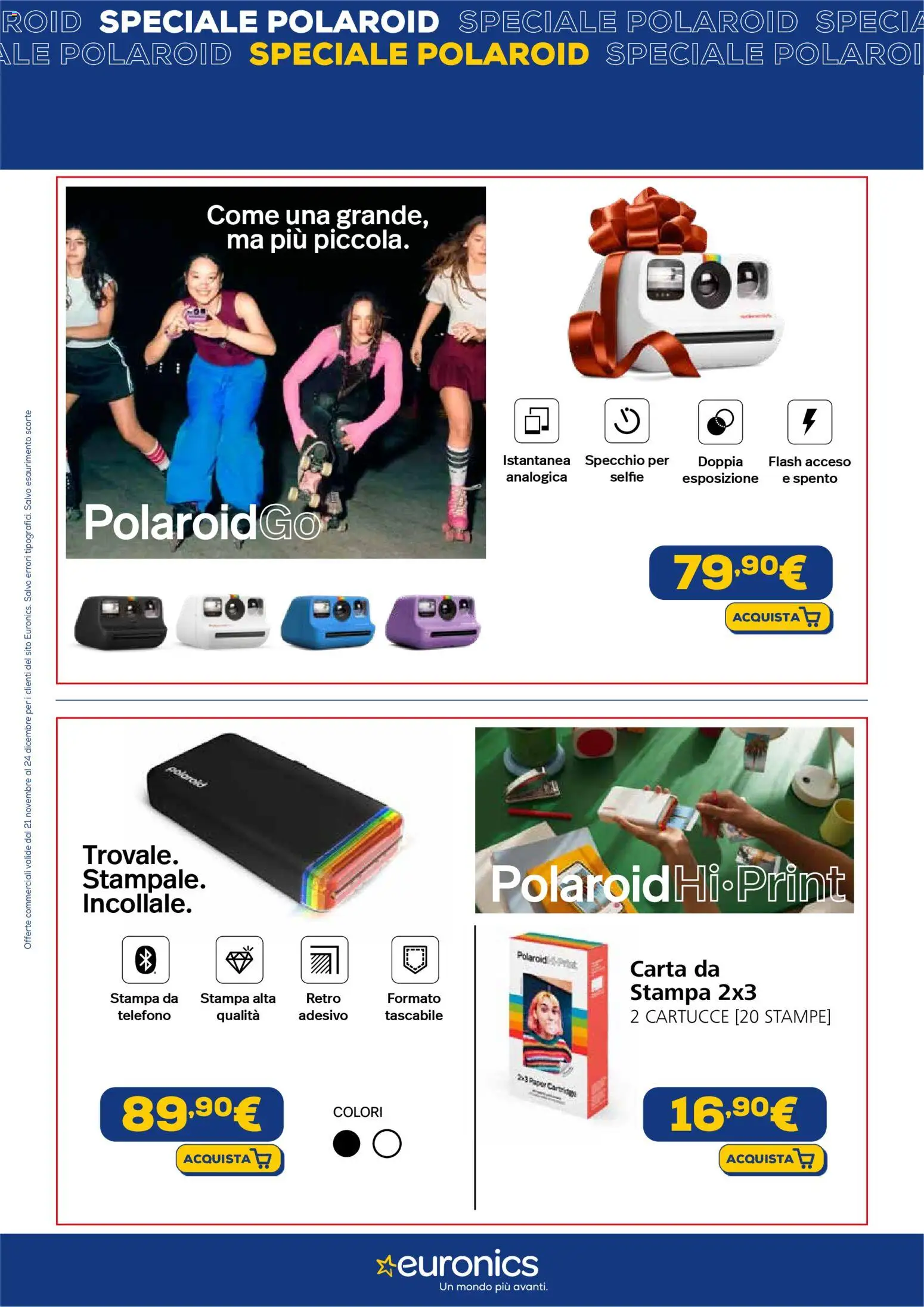 Euronics Polaroid catalogo - pagina 2 - valido dal 21/11/2025