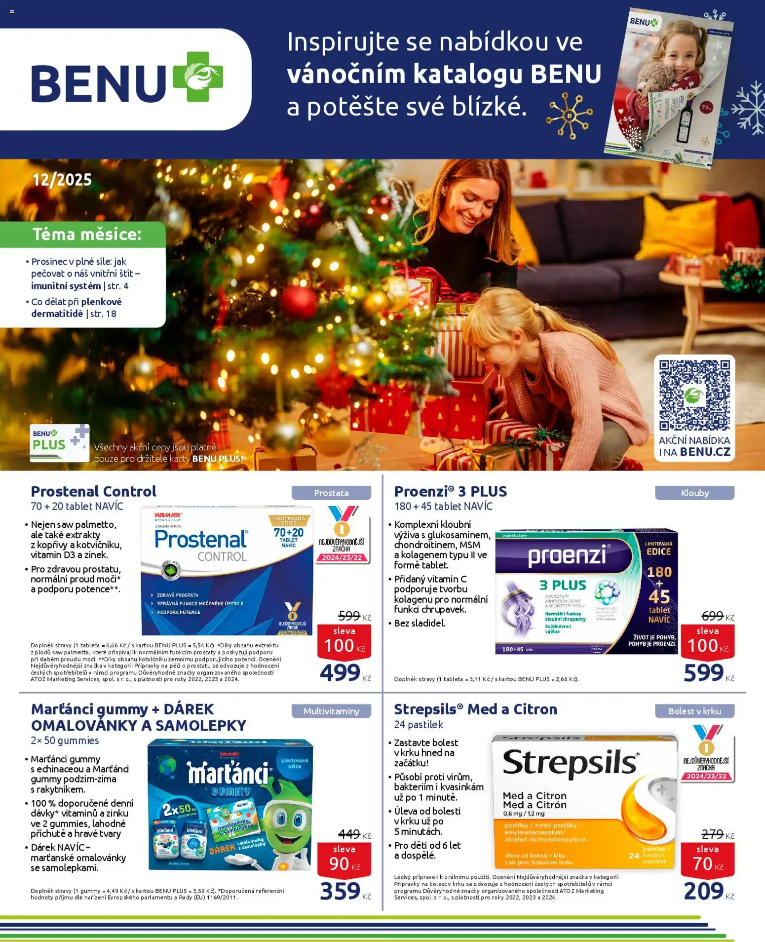 Benu leták - strana 1- platný od 01.12.2025