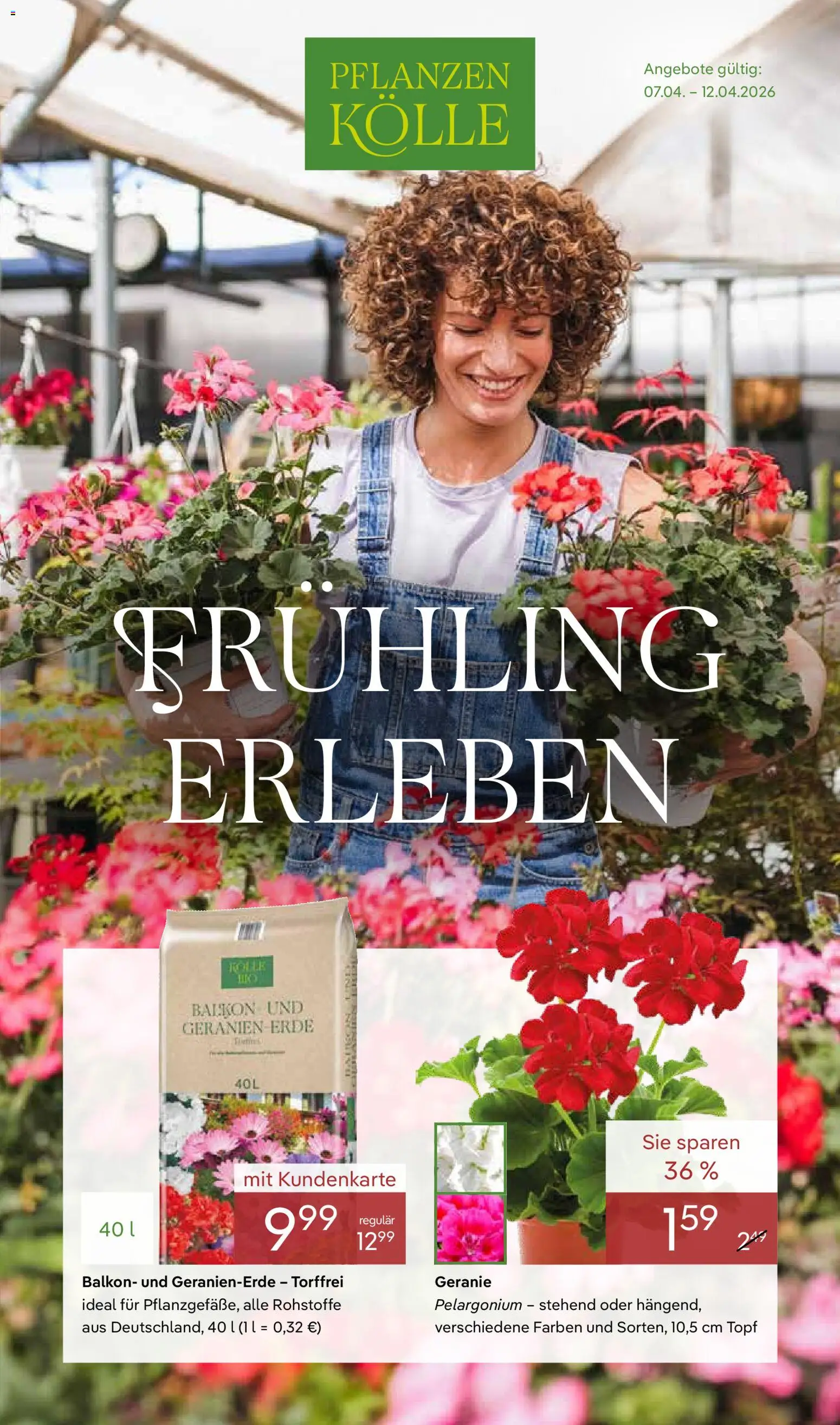 Pflanzen-Kölle Prospekt 	 - Seite 1 - gültig ab 07.04.2026