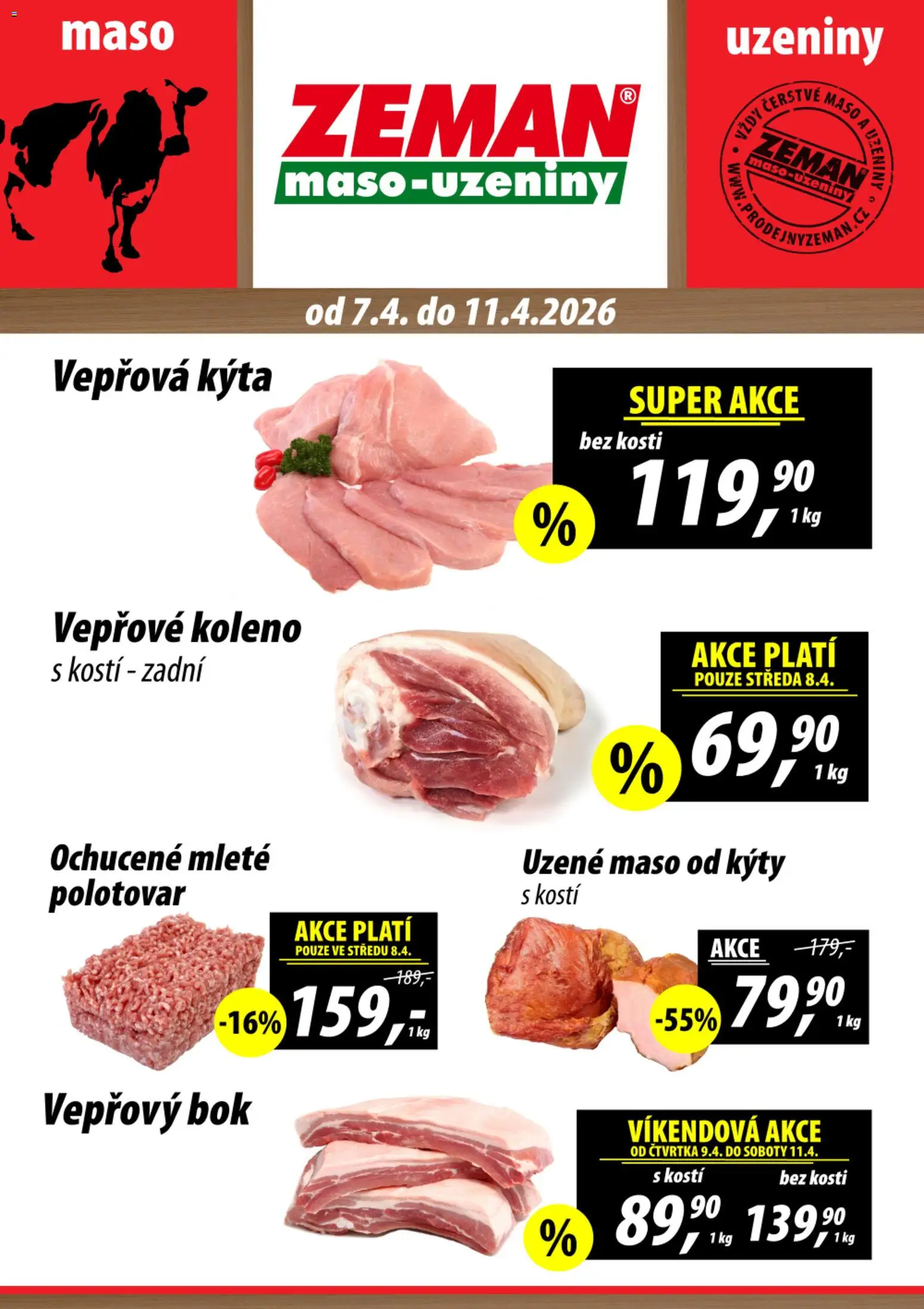 Prodejny Zeman leták - strana 1- platný od 07.04.2026