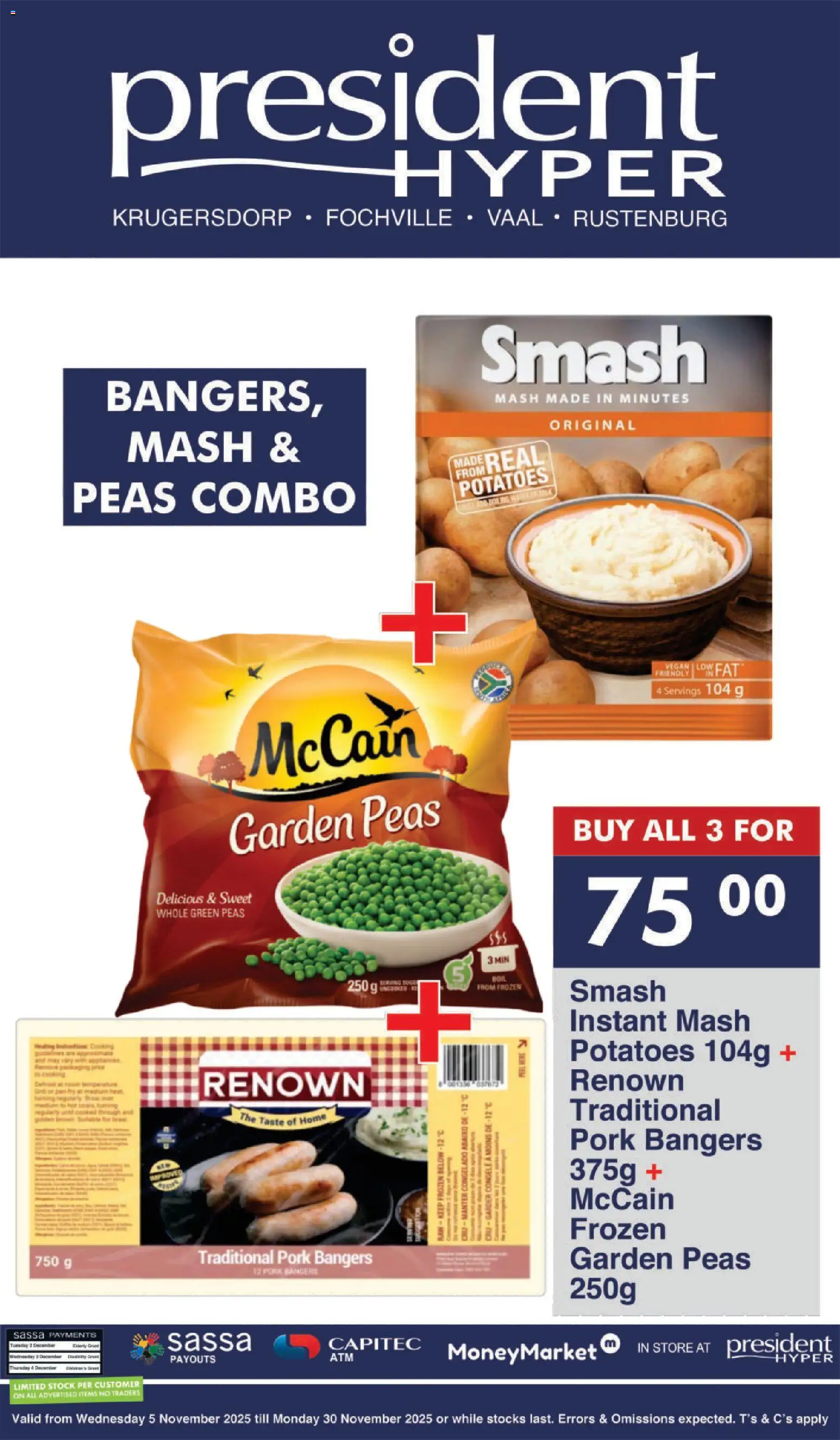President Hyper - Combo Deals Specials - page 1- valid from 05/11/2025