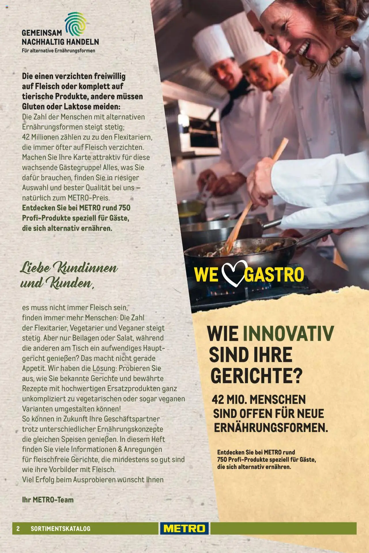 Metro Sortimentskatalog Vegane & Vegetarische Alternativen - Seite 2 - gültig ab 22.08.2024