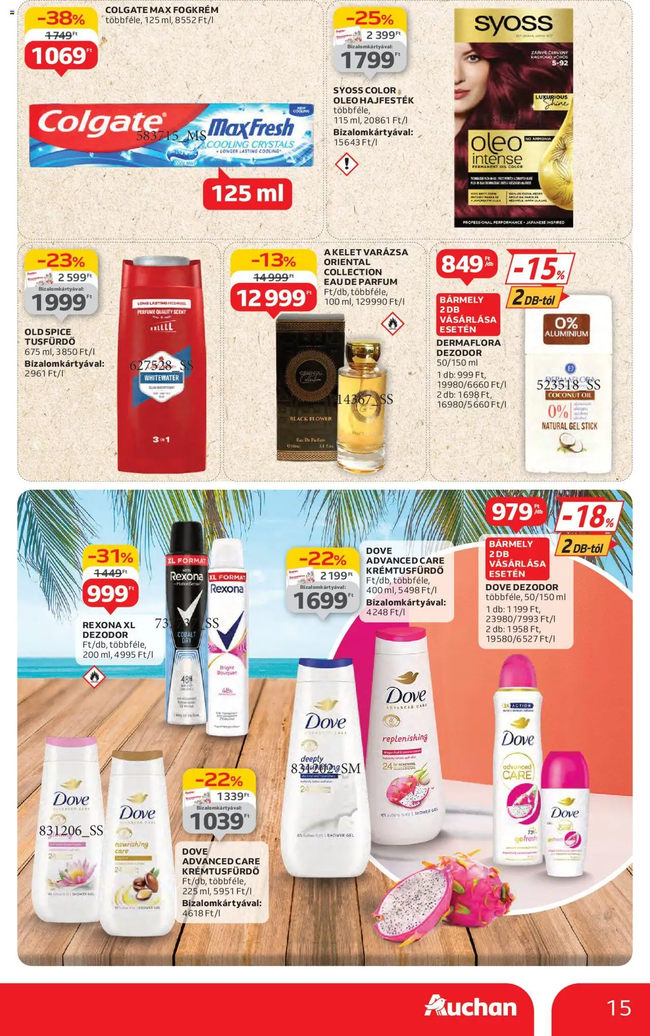 Auchan Hipermarket márkás akciók - 15oldal - érvényes 2025.07.17.-tól
