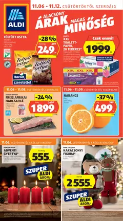 Előnézet Aldi Akciós újság érvényes 2025.11.06.-tól
