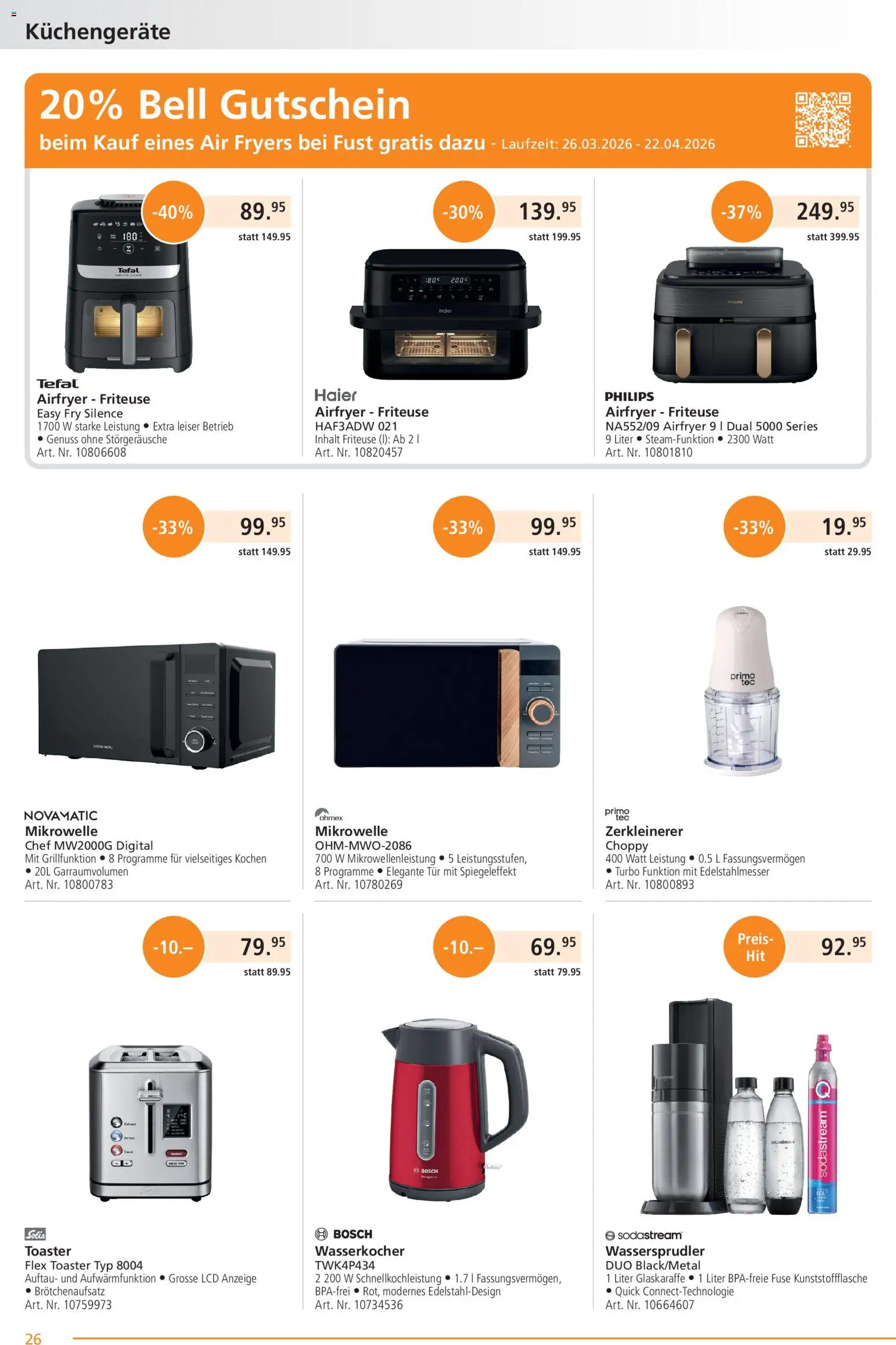 Fust aktionen - page 26- valid from 23.03.2026