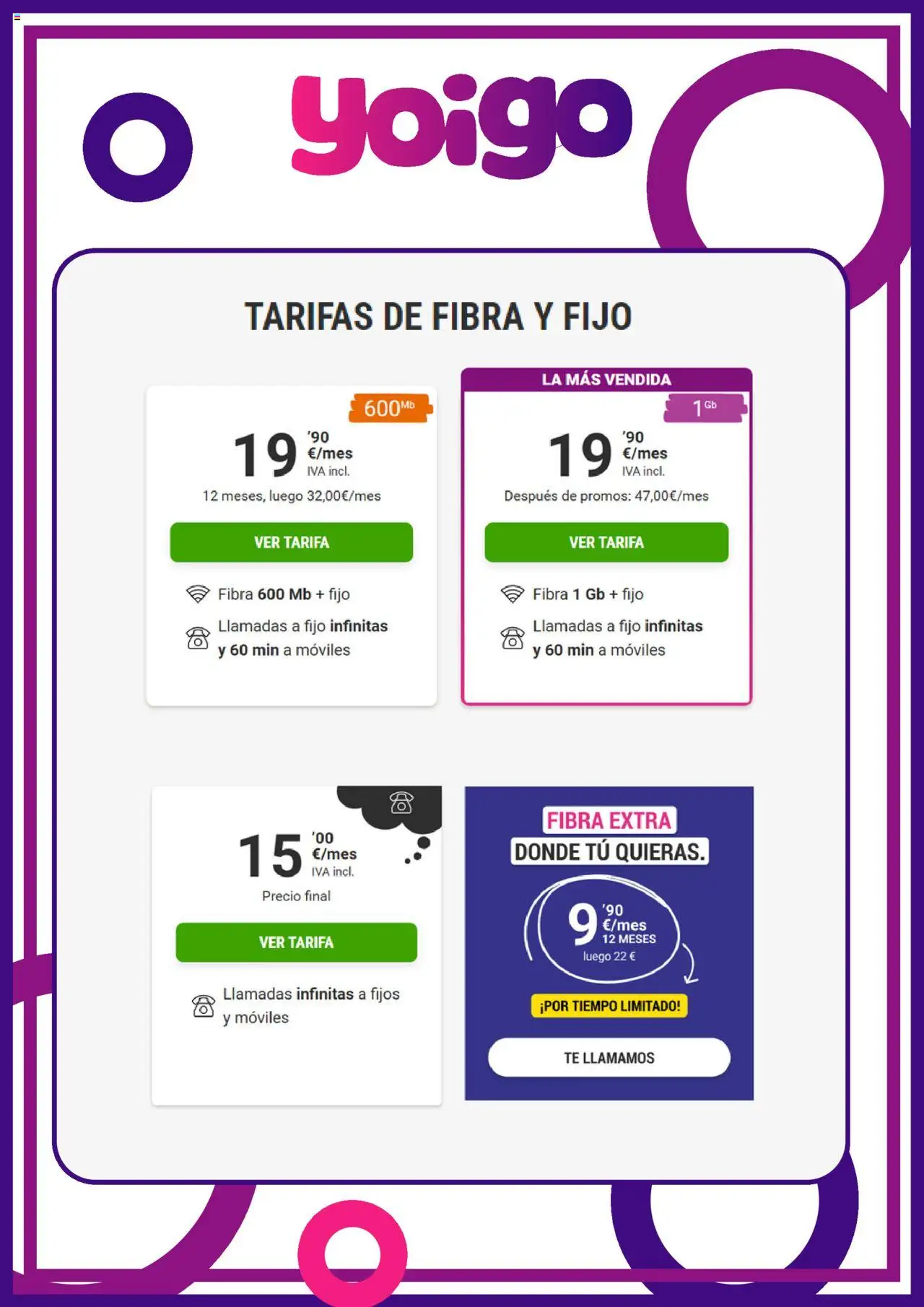Yoigo ofertas - Página de 4 - Válido desde 14/07/2025