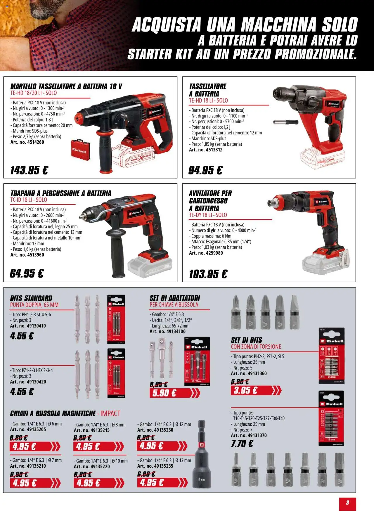 Volantino Einhell	 - pagina 3 - valido dal 01/10/2025