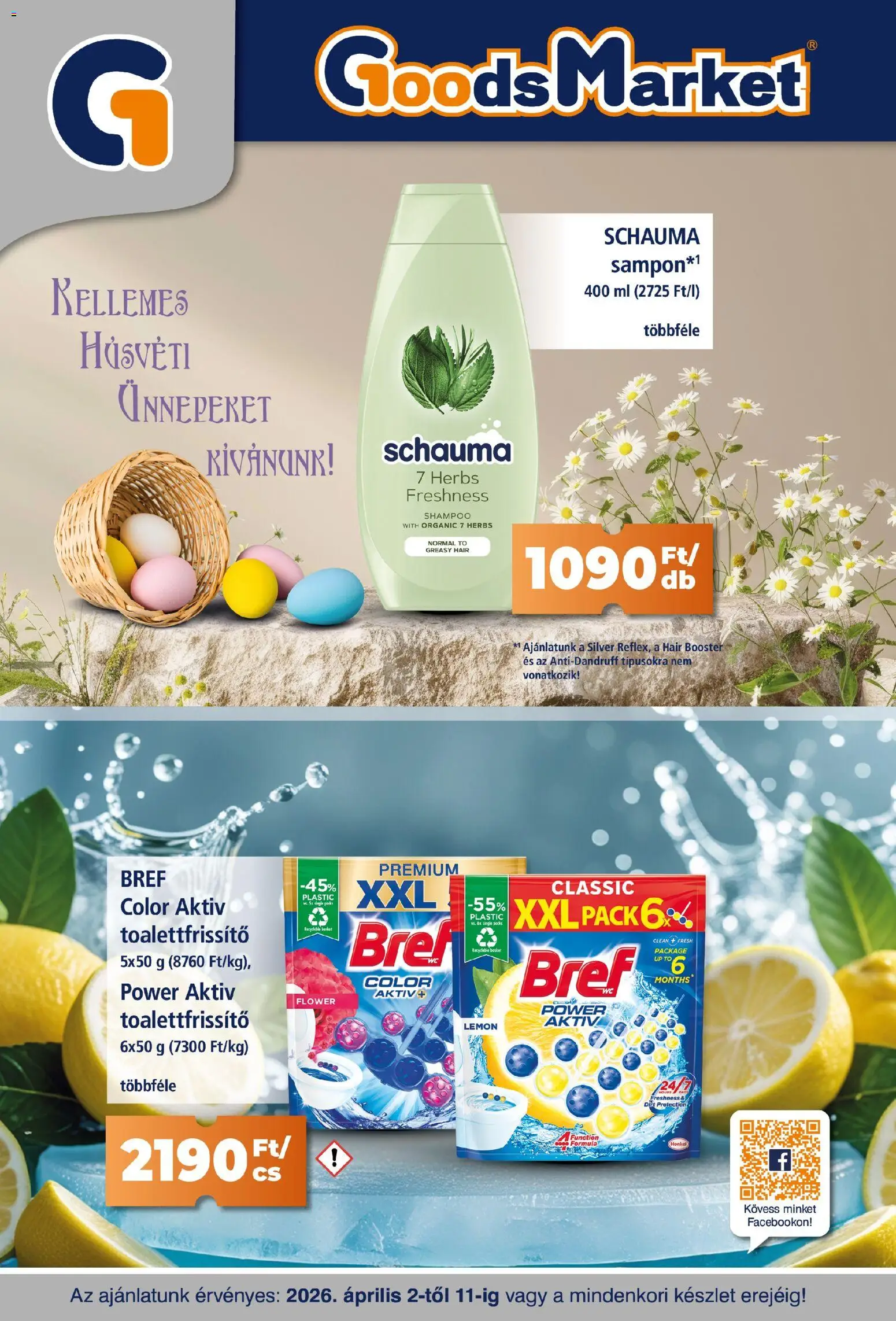 Goods Market akciós újság - 1oldal - érvényes 2026.04.02.-tól