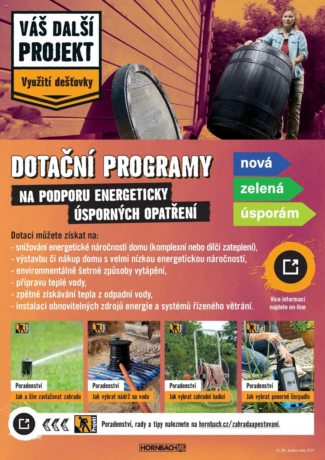 HORNBACH leták - Dešťová voda - strana 2- platný od 16.07.2025