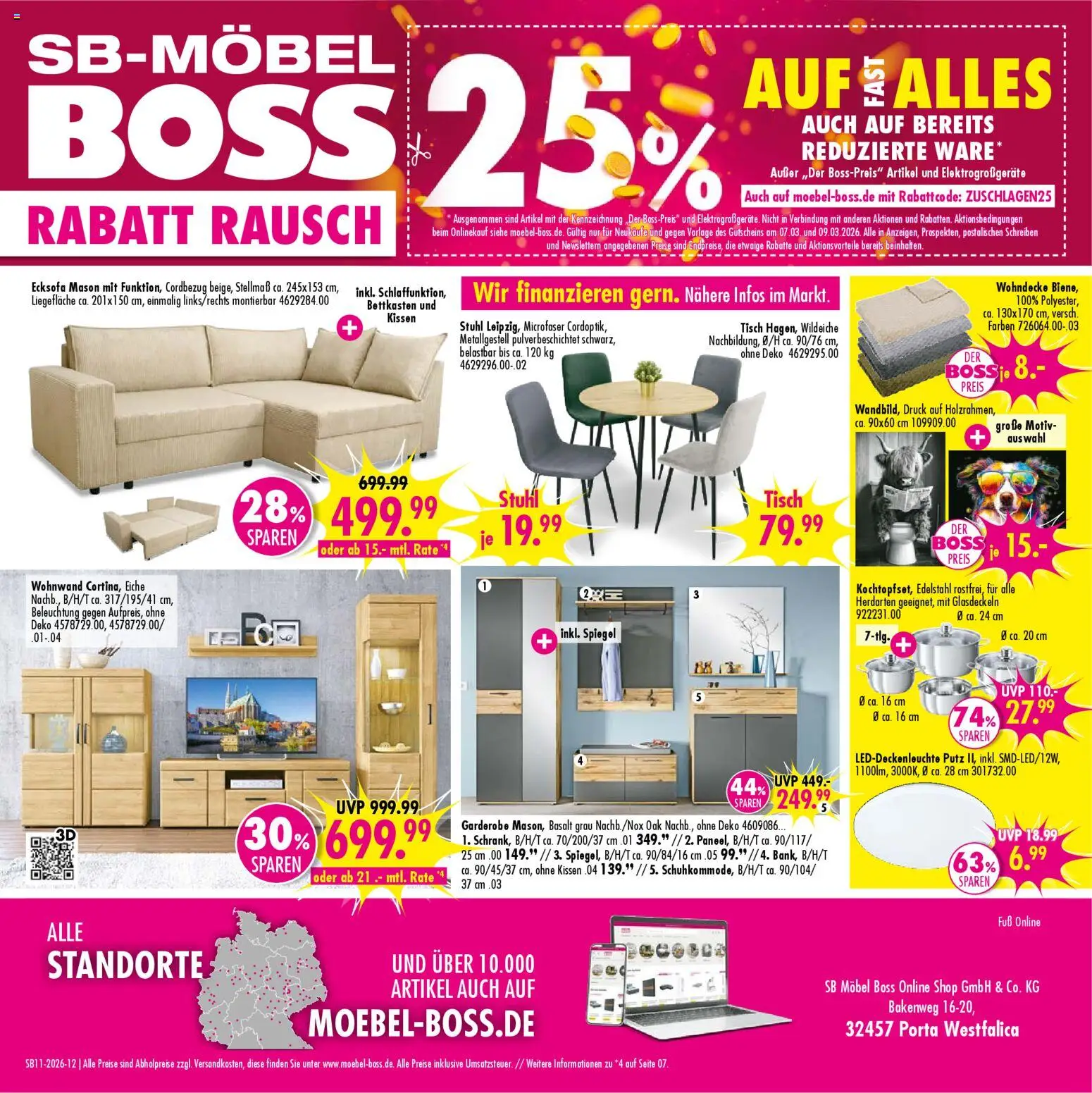 SB Möbel Boss Prospekt 	 - Seite 12 - gültig ab 07.03.2026