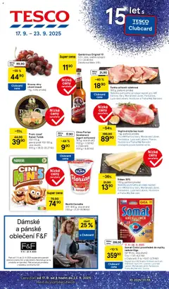 Náhled Tesco leták - Hypermarket platný od 17.09.2025