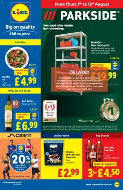 Lidl - Parkside valid from 07/08/2025