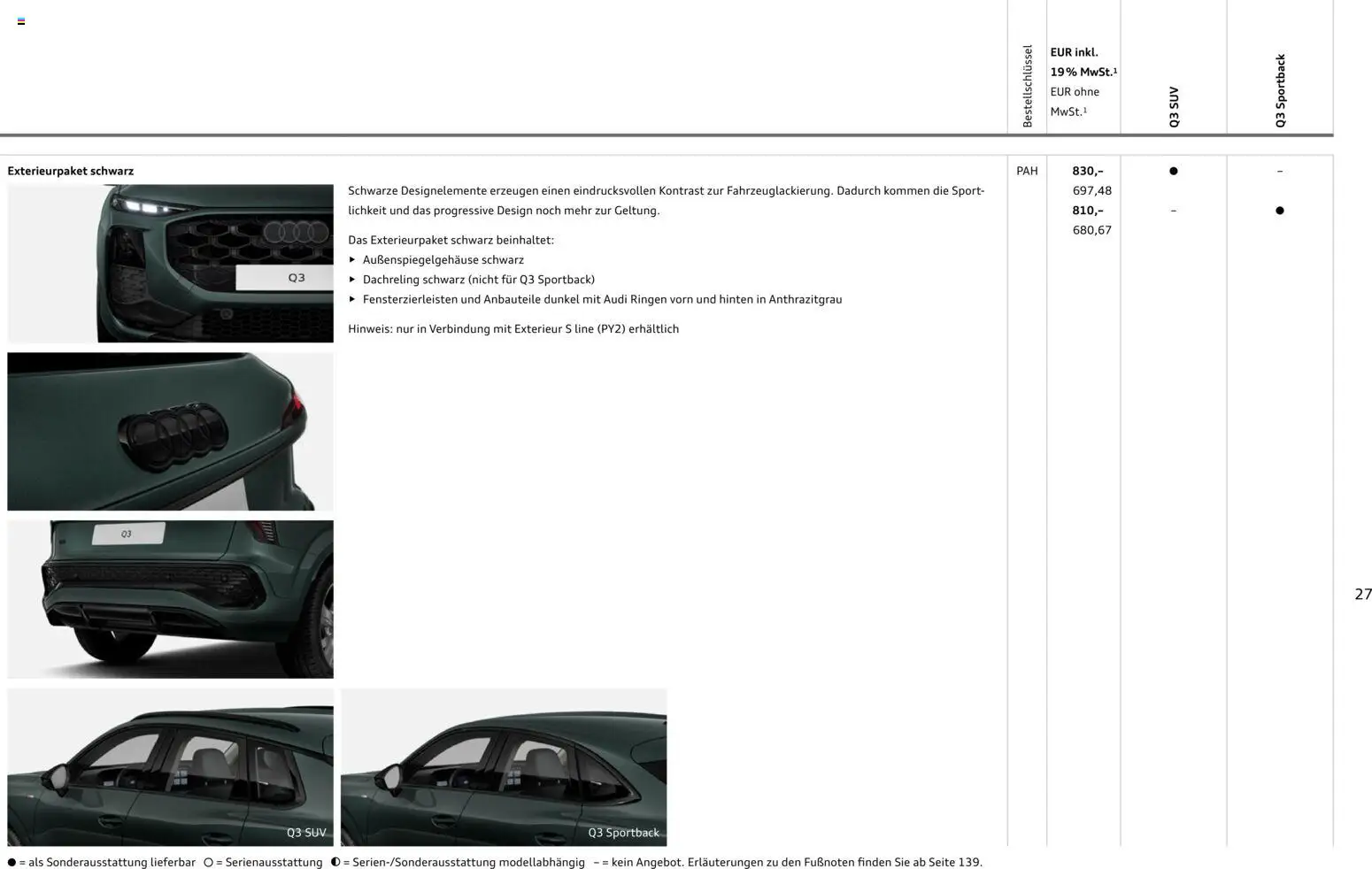 Audi Q3 - Seite 27 - gültig ab 09.01.2025