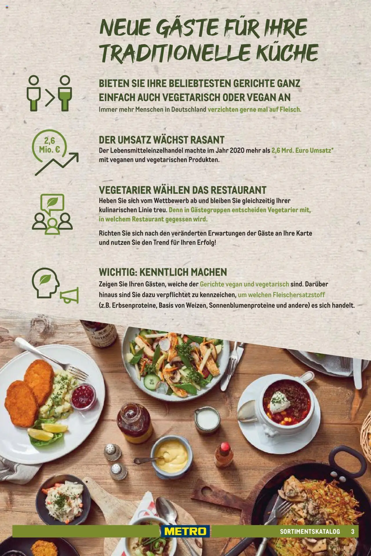 Metro Sortimentskatalog Vegane & Vegetarische Alternativen - Seite 3 - gültig ab 22.08.2024