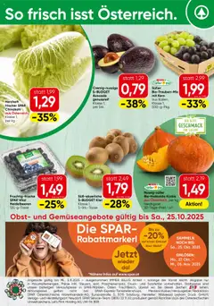 Vorschau Spar Obst & Gemüse - Wien  gültig ab 20.10.2025