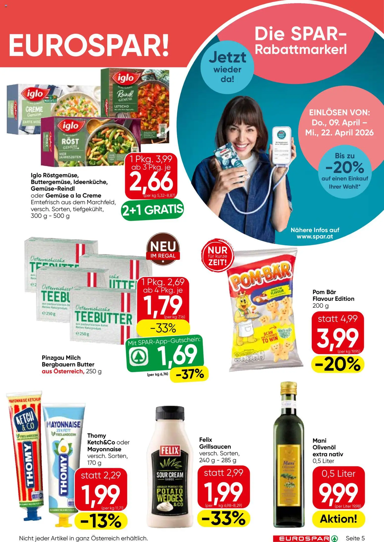 Eurospar Flugblatt - page 5- valid from 09.04.2026