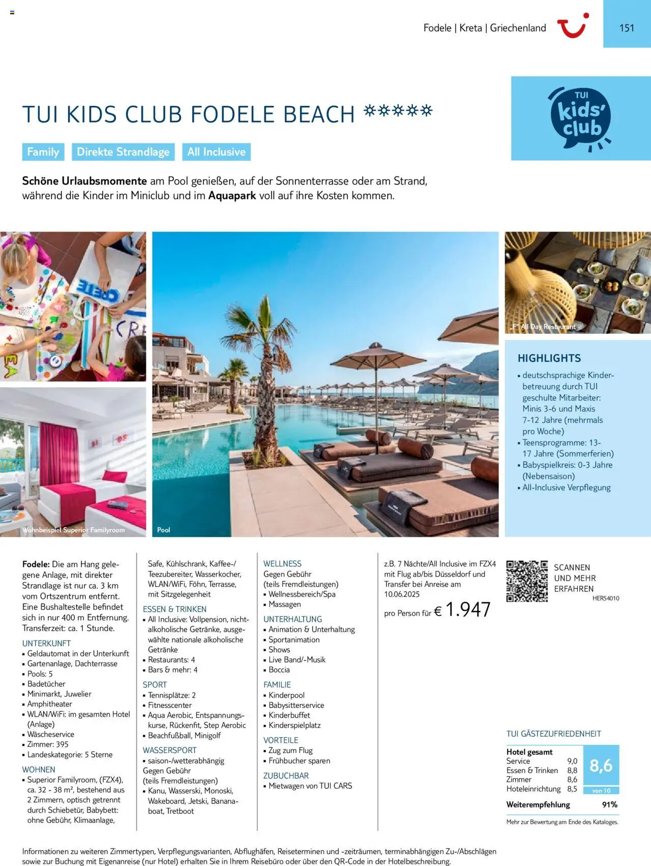 TUI  Südeuropa & Nordafrika 2025/26 - Seite 151 - gültig ab 01.01.2025