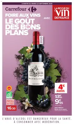 Aperçu Carrefour Catalogue: Foire aux vins d'automne valable à partir du 23/09/2025