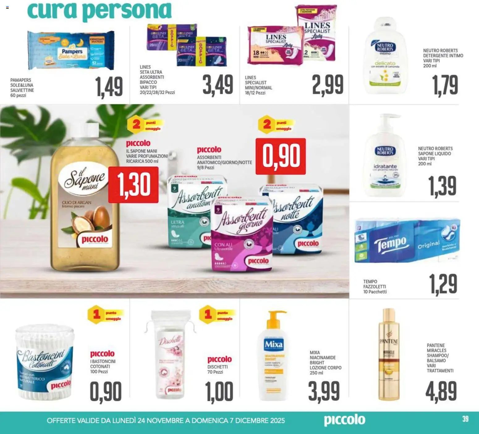 Volantino Piccolo	 - pagina 39 - valido dal 24/11/2025