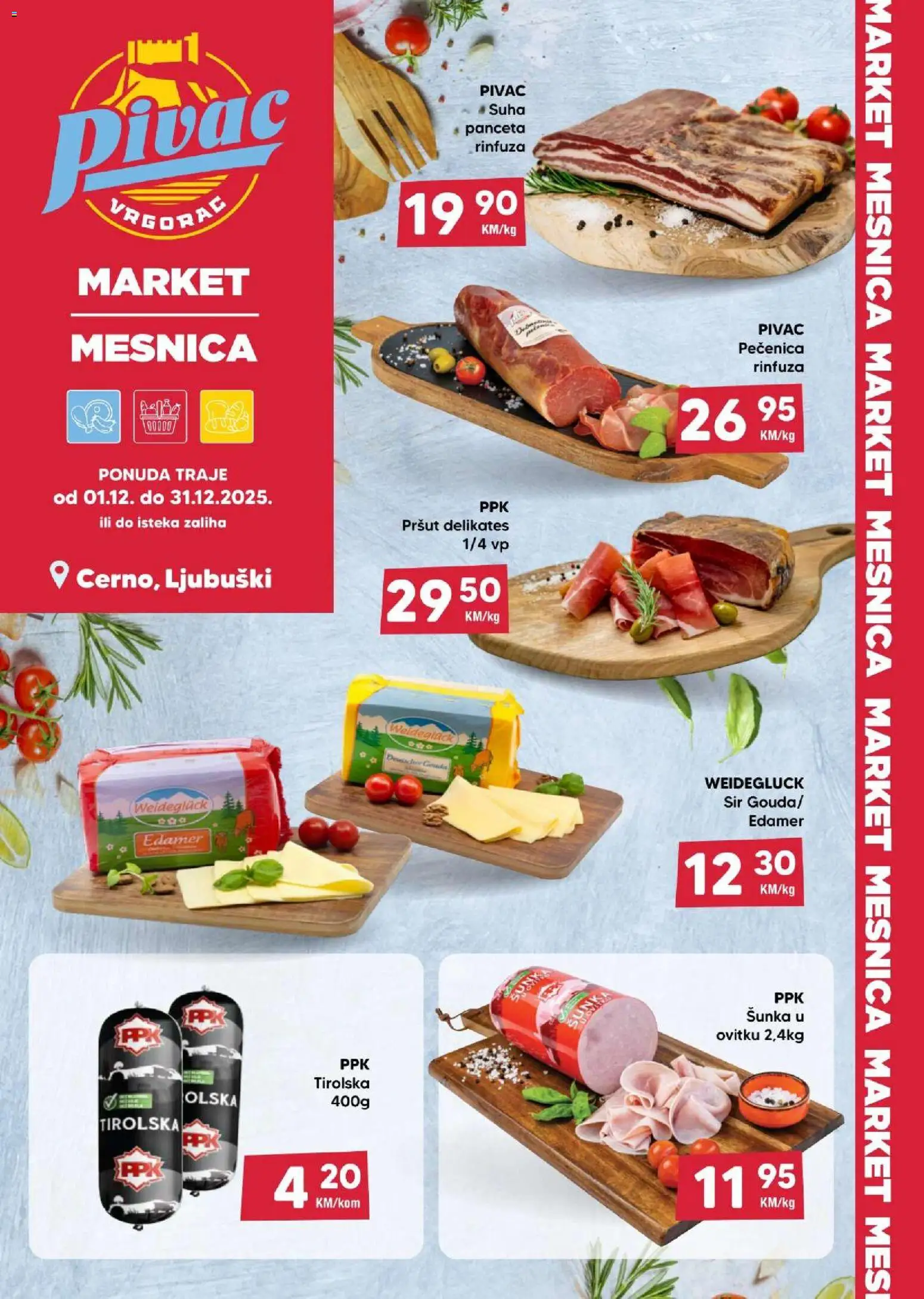 Katalog Cerno, Ljubuški Pivac - stranica 1- važeći od 01.12.2025