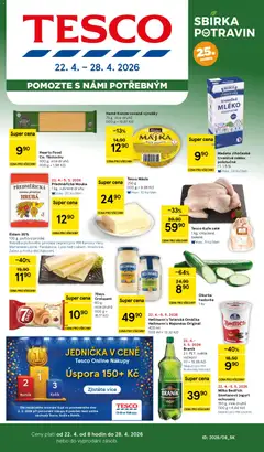 Náhled Tesco leták - Hypermarket platný od 22.04.2026