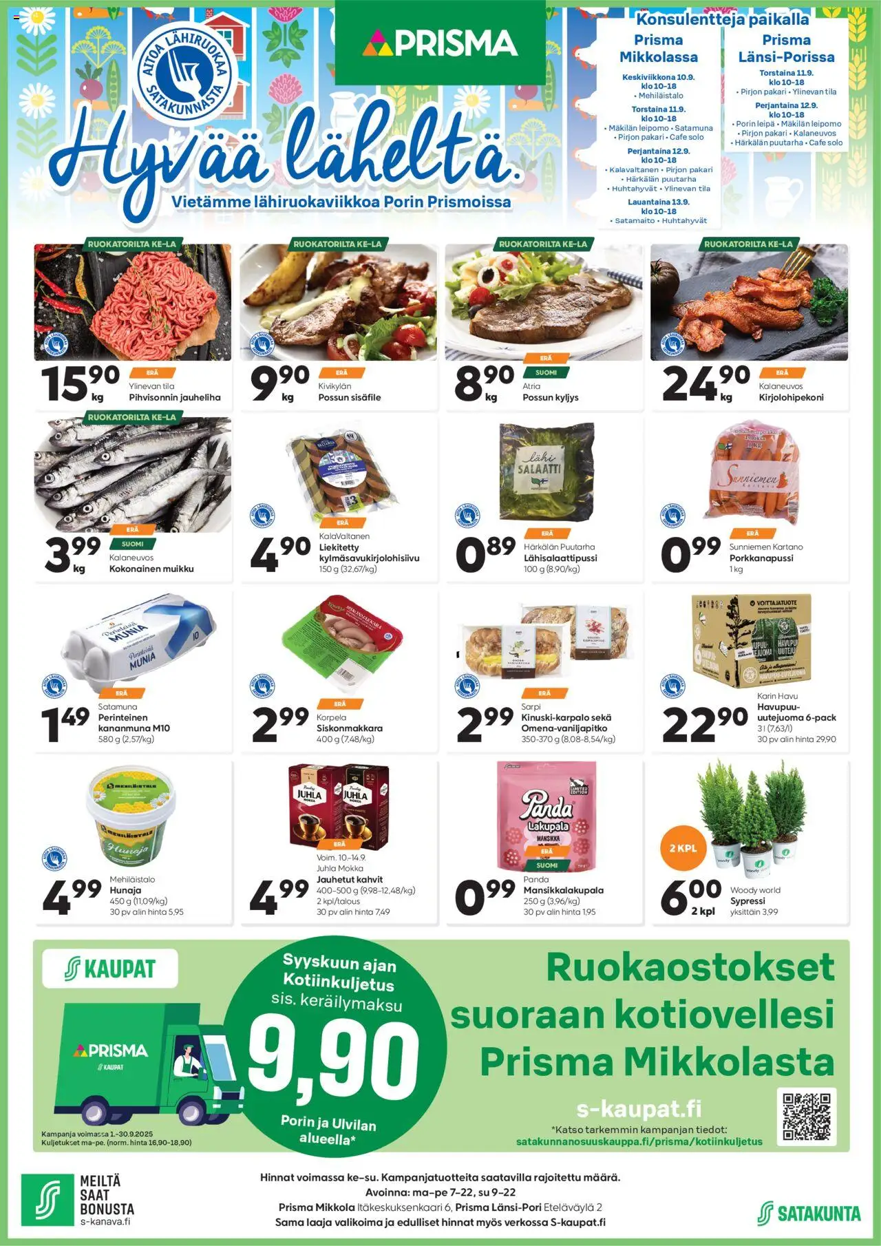 Prisma tarjoukset - sivu 1- voimassa alkaen 10/09/2025