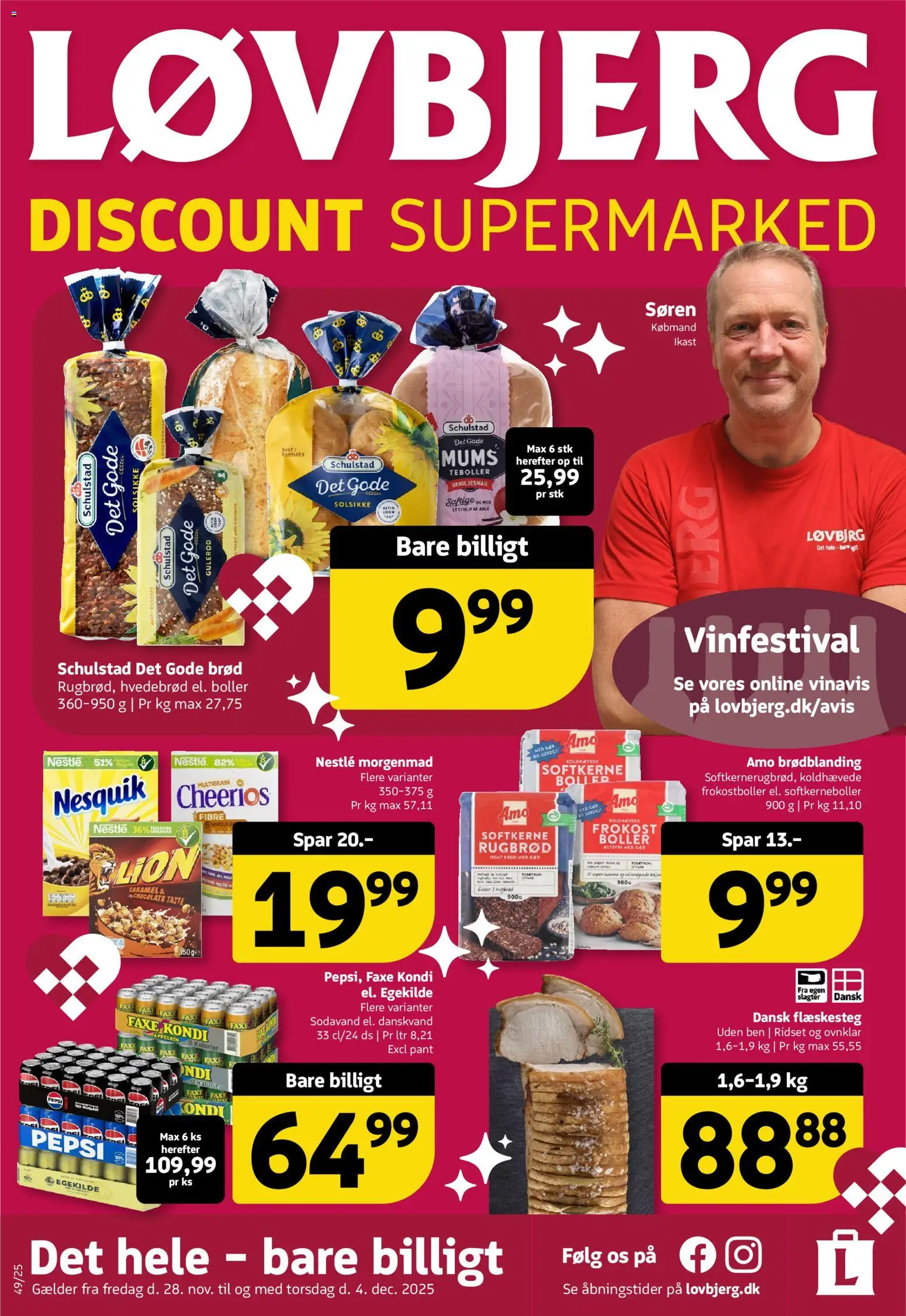 Løvbjerg - Tilbudsavis - side 1- gyldig fra 28/11/2025