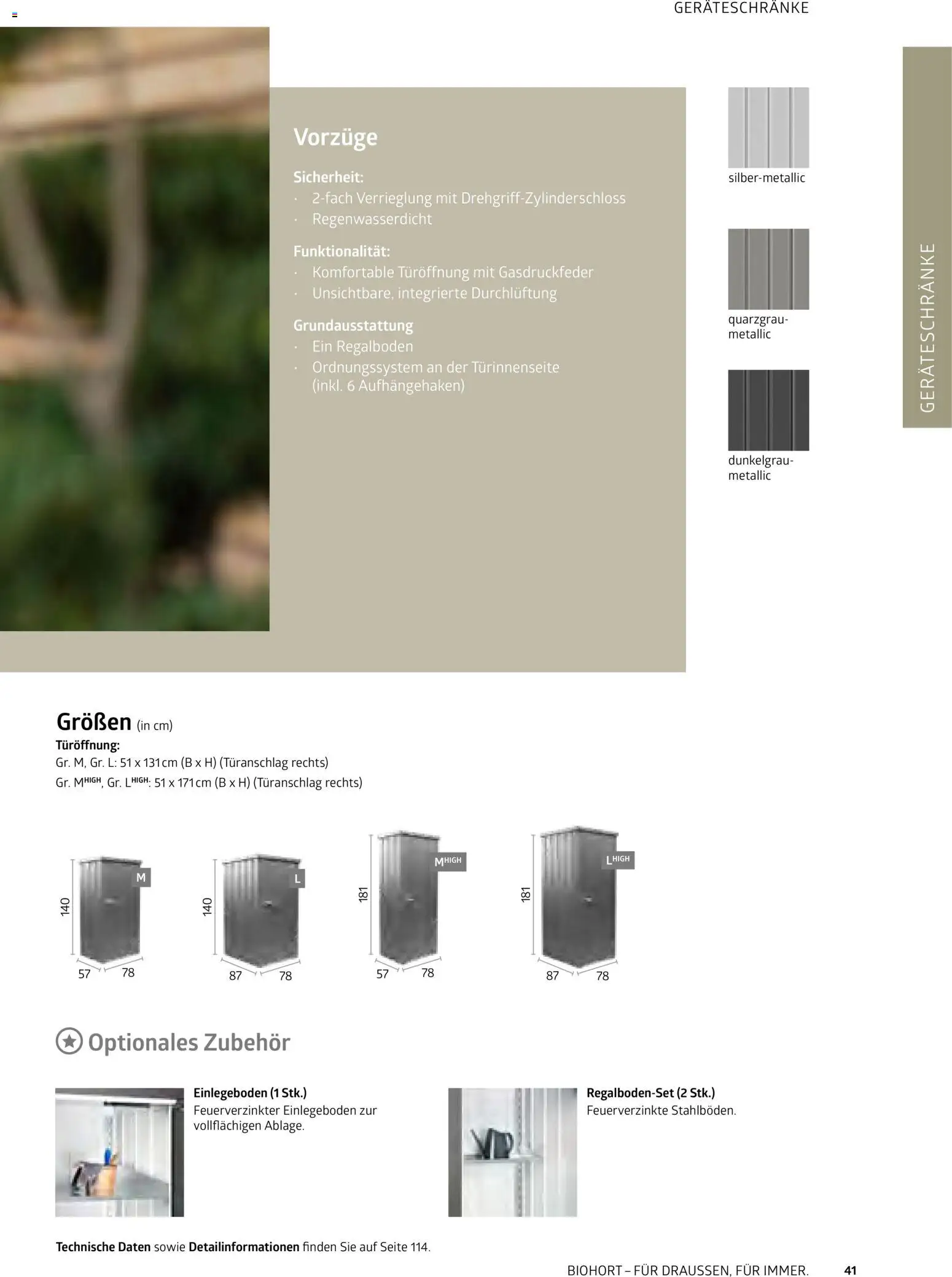 Dehner Biohort – Metall für Garten & Terrasse - Seite 41 - gültig ab 01.01.2026