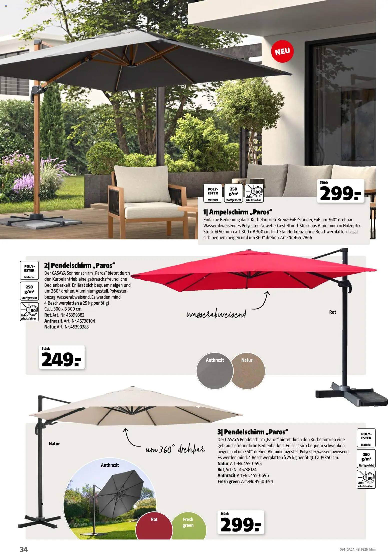 Hagebau Gartenmöbelsortiment - Seite 34 - gültig ab 02.03.2026