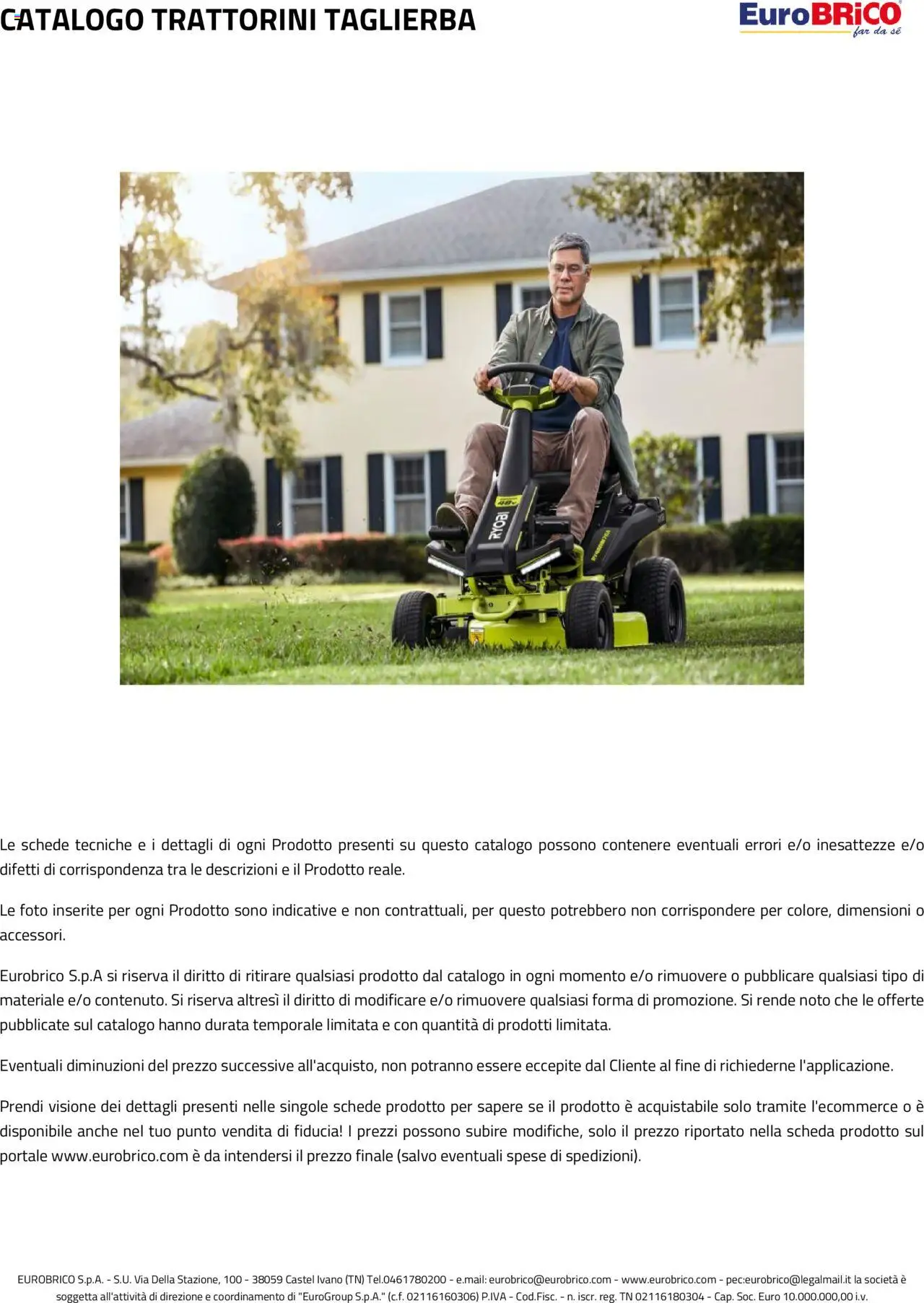 Eurobrico Trattorini Taglierba catalogo - pagina 10 - valido dal 23/07/2025