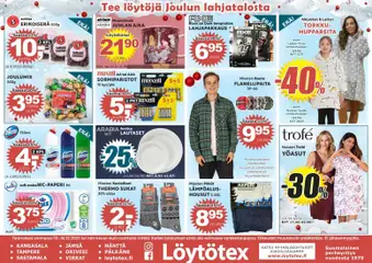Esikatselu Löytötex tarjoukset voimassa alkaen 10/12/2025