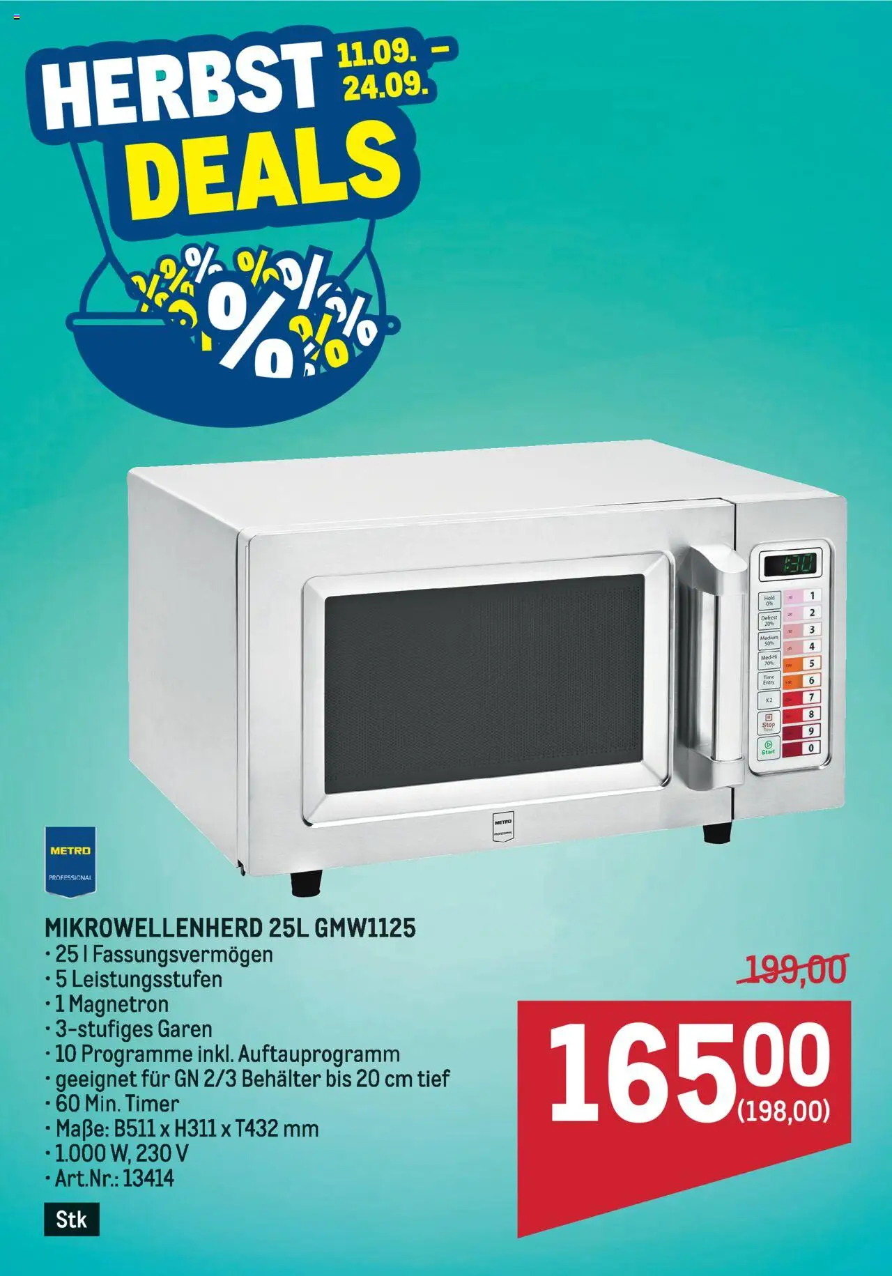 Metro Herbst Deals - Seite 1- gültig ab 11.09.2025