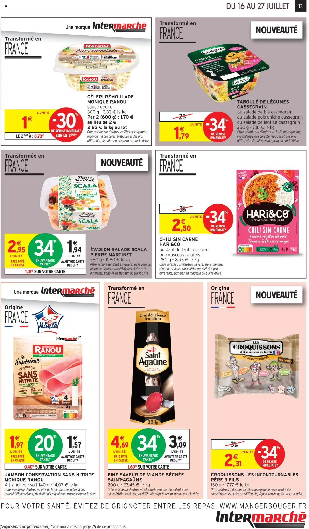 Intermarché 2+1 offert sur une sélection de produits - page 14 - valable à partir du 16/07/2025