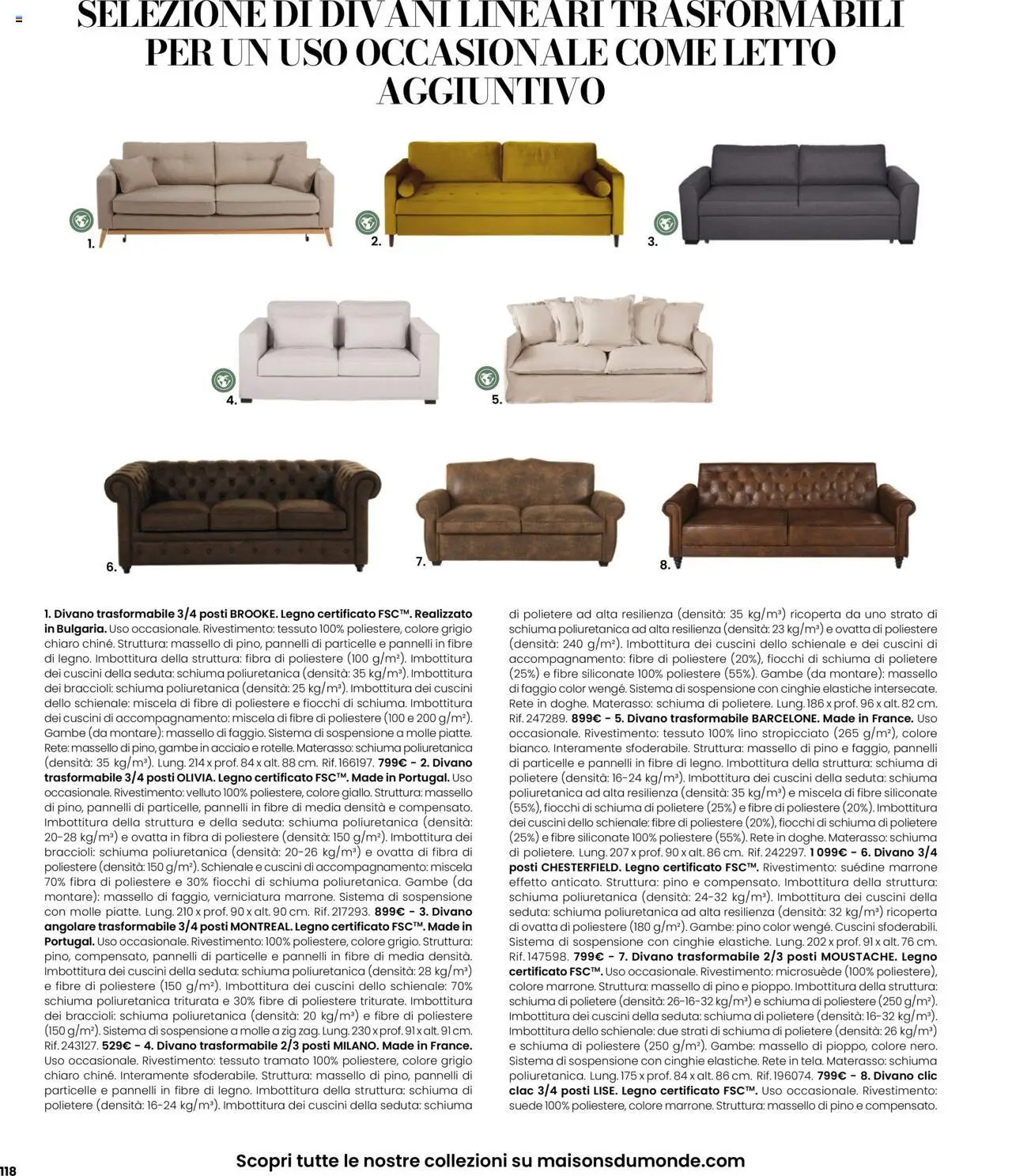 Volantino Maisons du Monde	 - pagina 118 - valido dal 27/08/2025