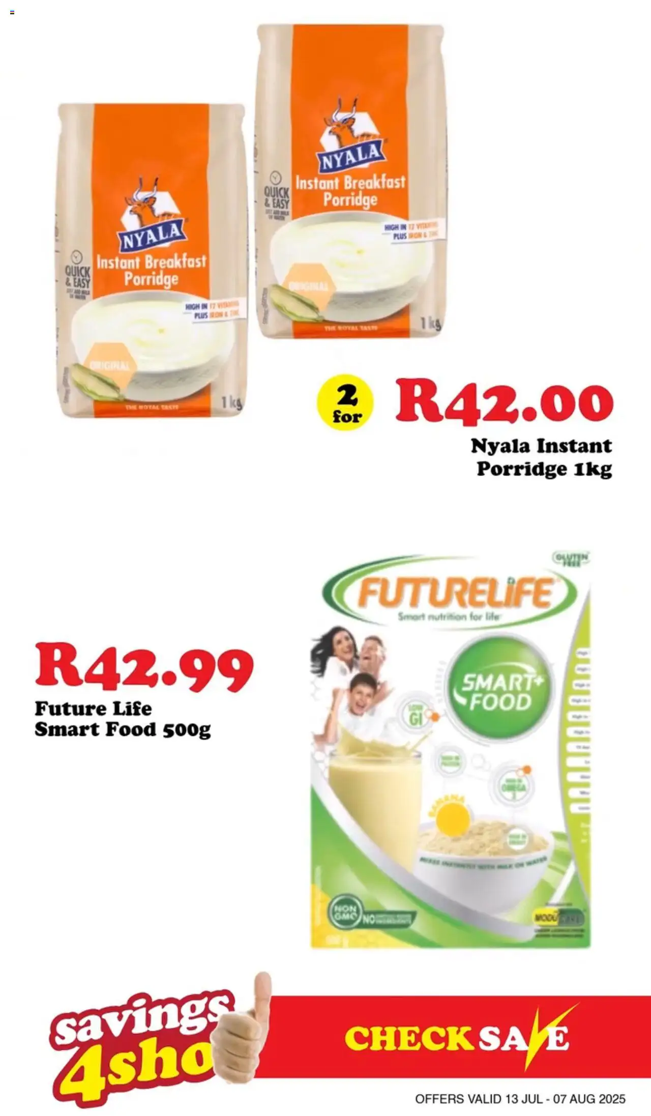 Check Save Specials - page 8- valid from 13/07/2025