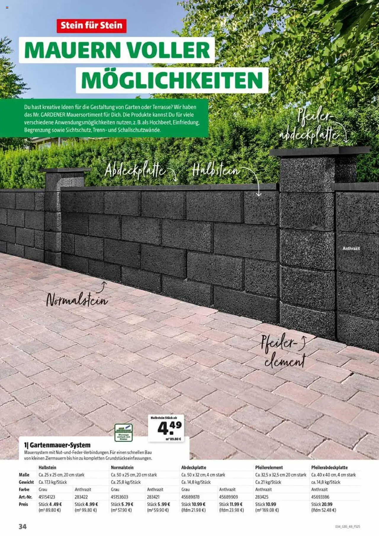 HERKULES Gartenbaustoffe - Seite 34 - gültig ab 15.09.2025