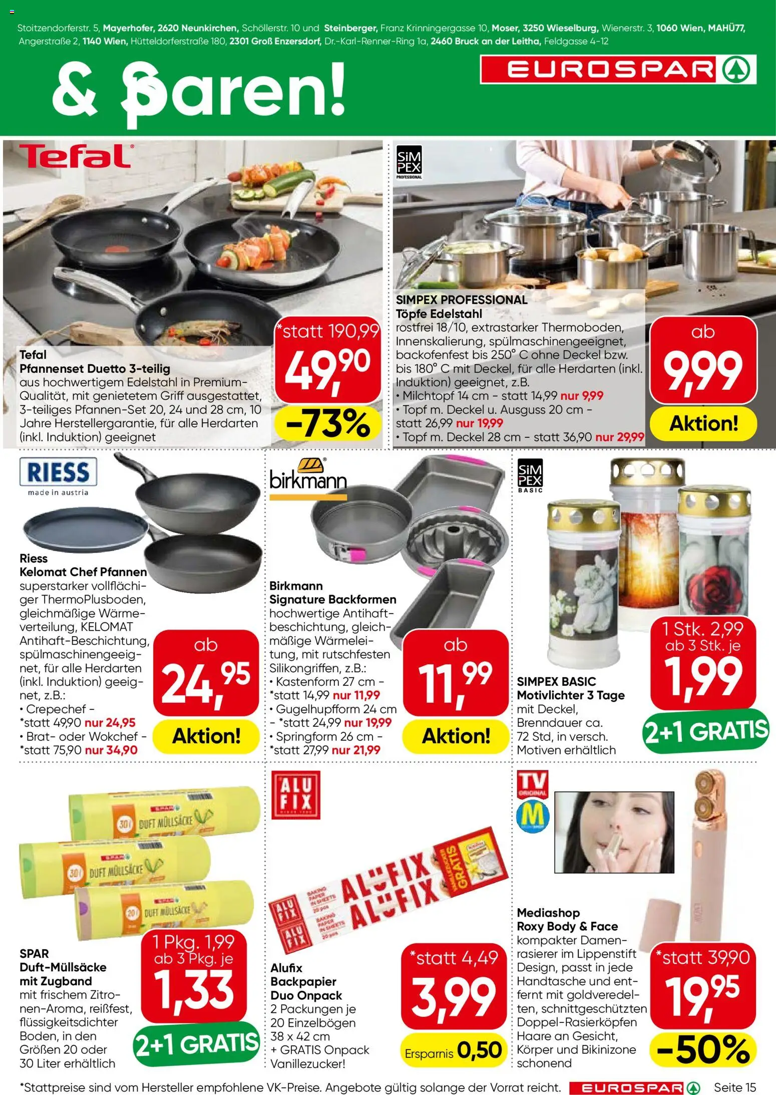 Eurospar Flugblatt - page 15- valid from 26.03.2026