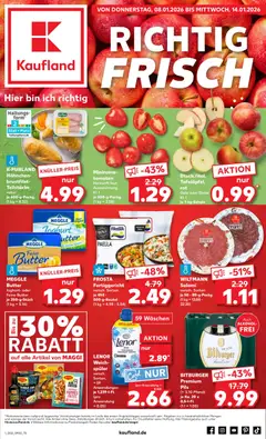 Vorschau Kaufland Prospekt 	 gültig ab 08.01.2026