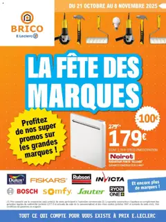 Aperçu Brico E.Leclerc catalogue valable à partir du 21/10/2025