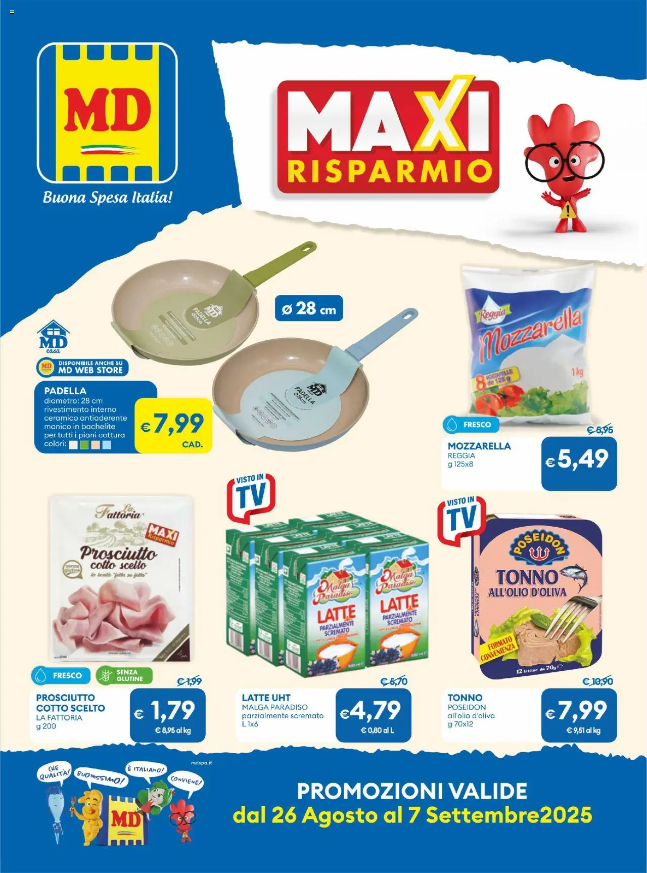 Volantino MD Discount	 - pagina 1 - valido dal 26/08/2025