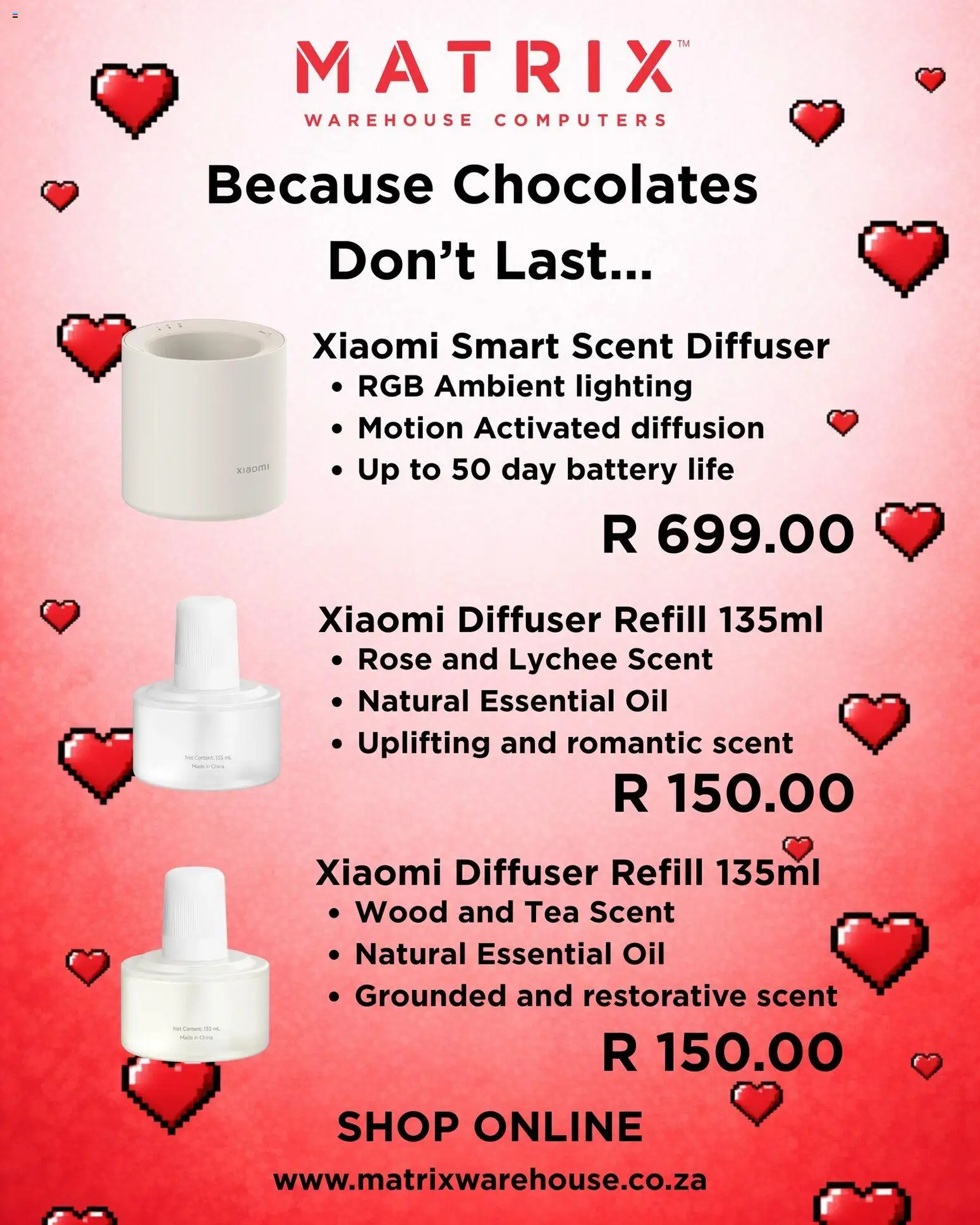 Matrix Warehouse Valentine’s gifts  - page 1- valid from 27/01/2026