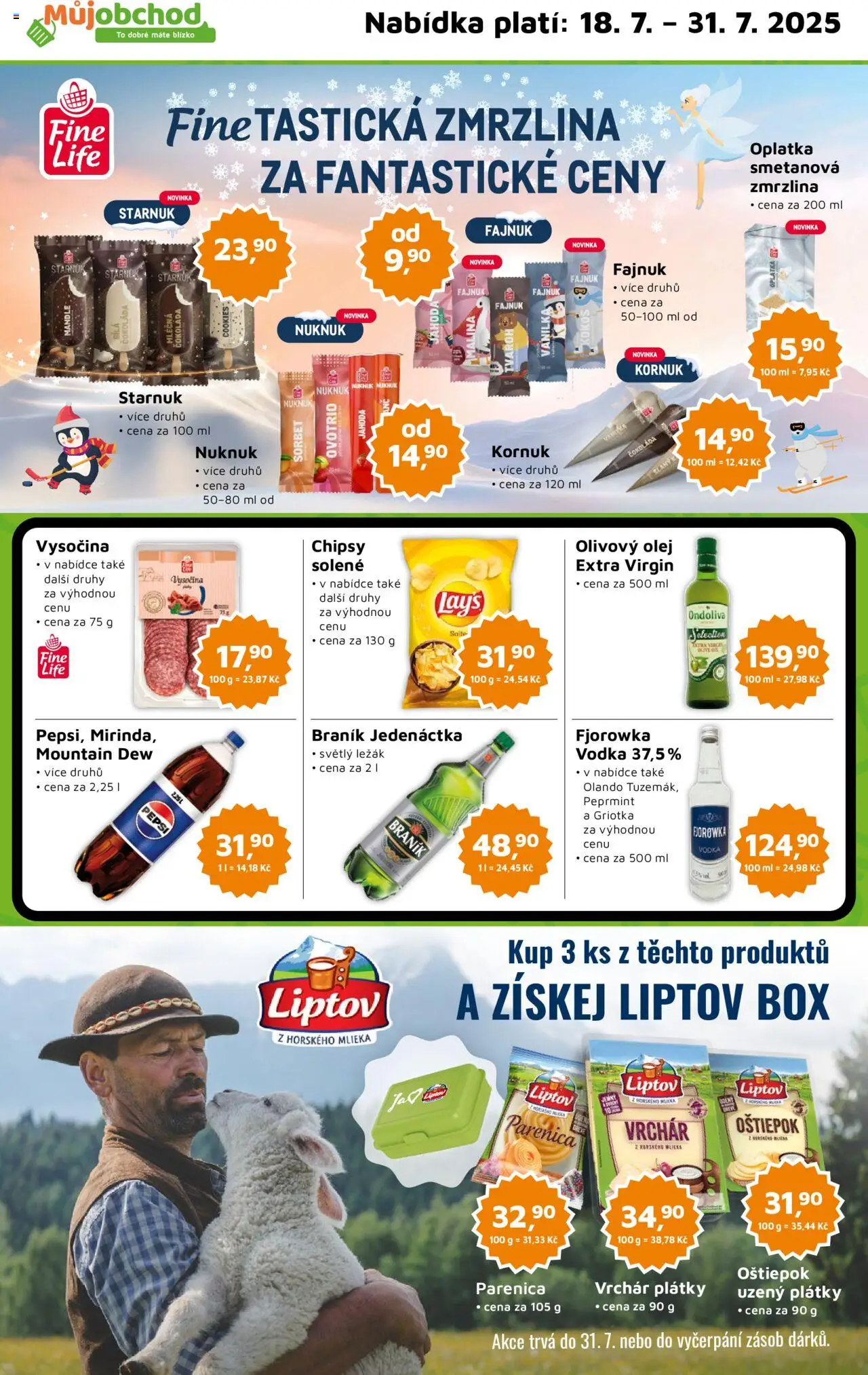 Můj obchod leták - strana 1- platný od 18.07.2025
