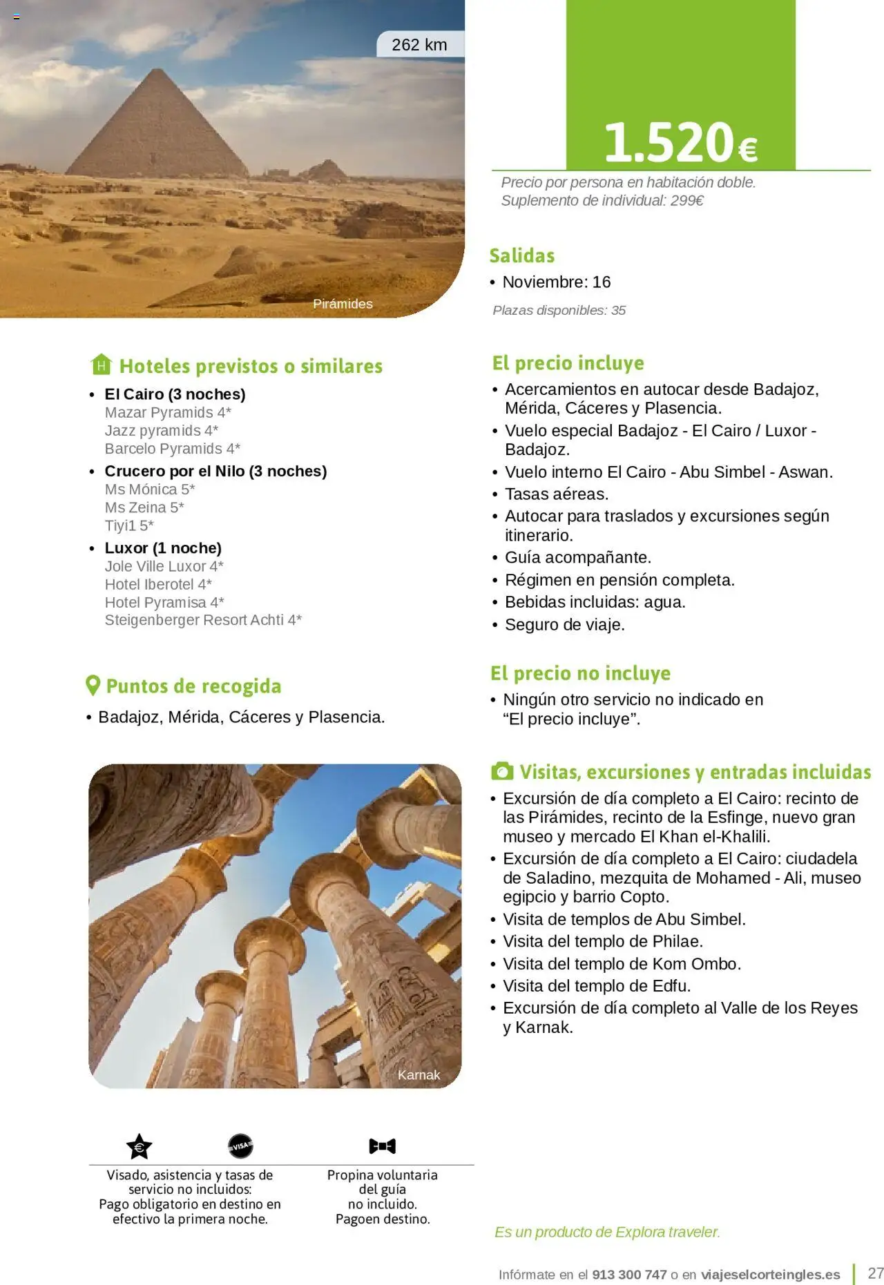 Viajes El Corte Inglés - Catálogo Junta de Extremadura - Página de 27 - Válido desde 01/03/2025