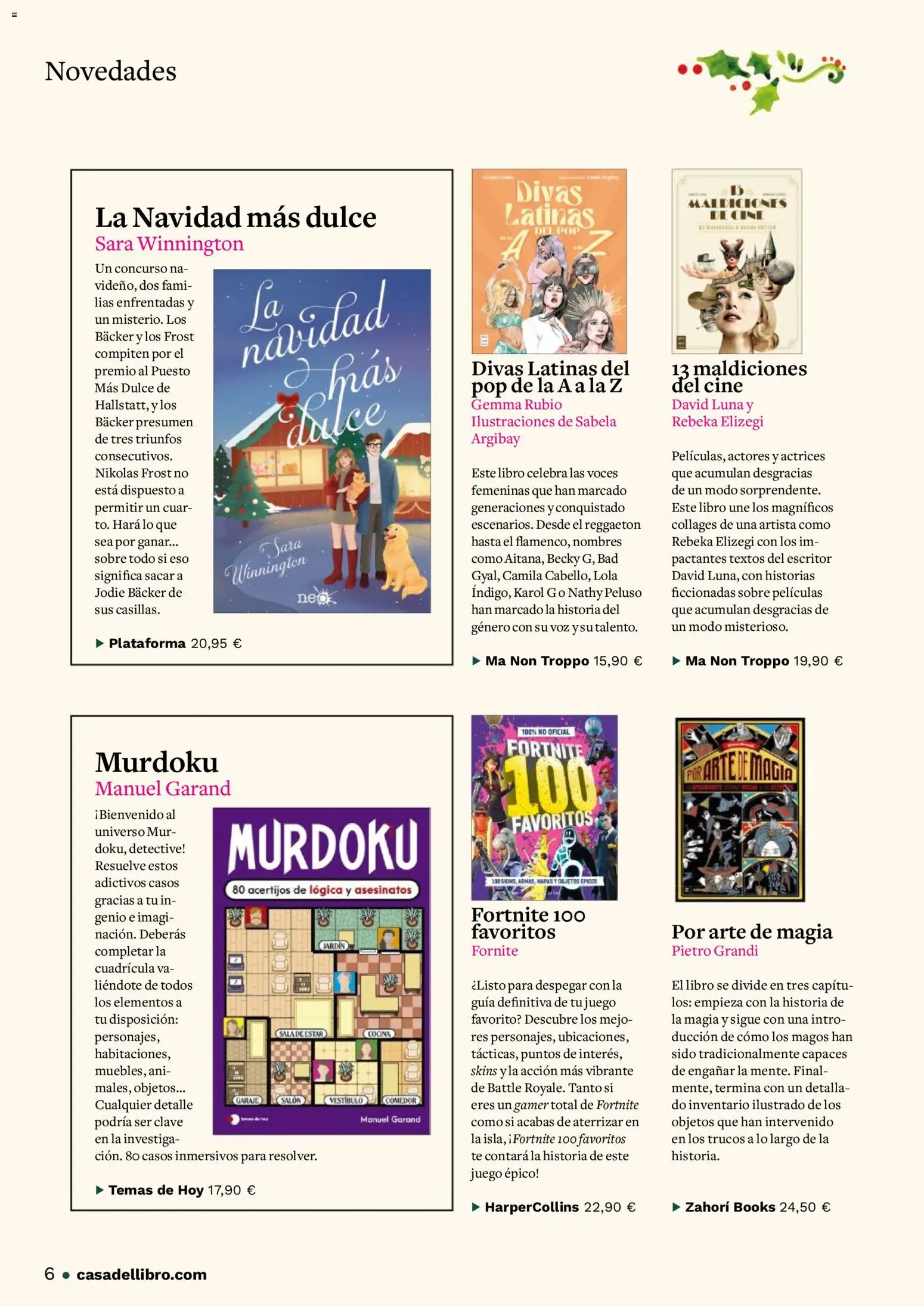 Casa del libro folleto - Página de 6 - Válido desde 01/11/2025