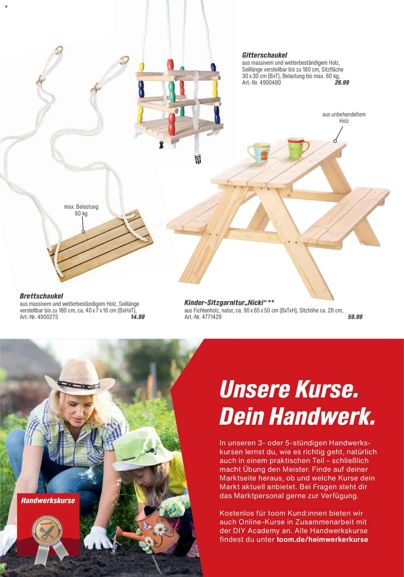 Toom Baumarkt  Gartenmöbel & Solar-Leuchten 2026 - Seite 68 - gültig ab 01.01.2026