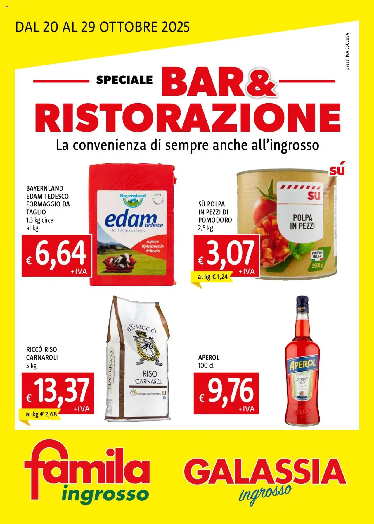 Galassia Bar & Ristorazione catalogo - pagina 1 - valido dal 20/10/2025
