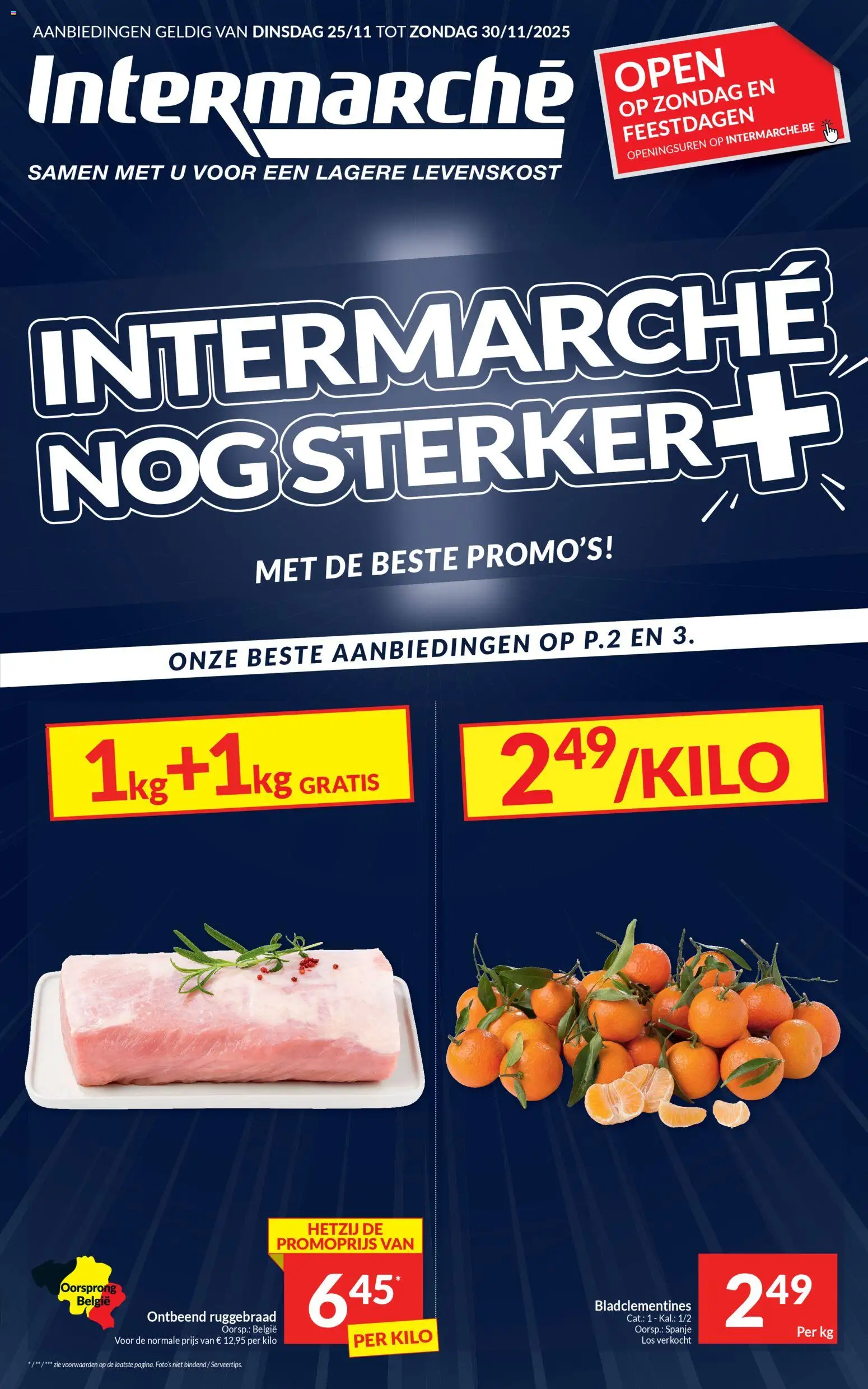 Intermarché folder week 48 - pagina 1- geldig vanaf 25/11/2025