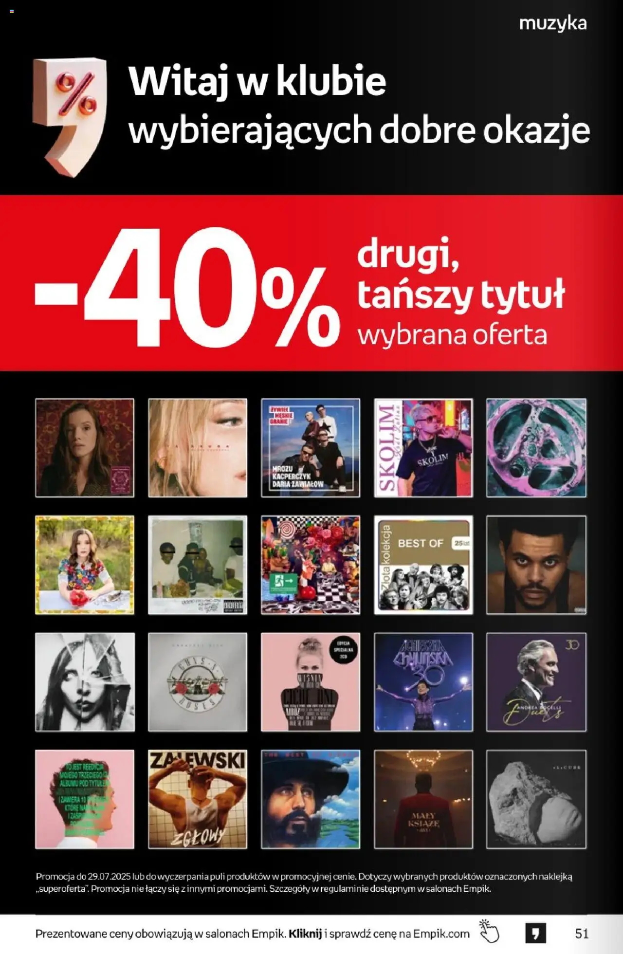 Empik promocje - Tom kultury Muzyka - strona 10- ważny od 16.07.2025