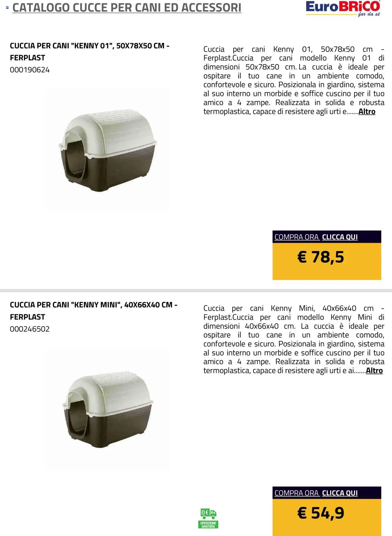 Eurobrico Cucce catalogo - pagina 15 - valido dal 15/07/2025