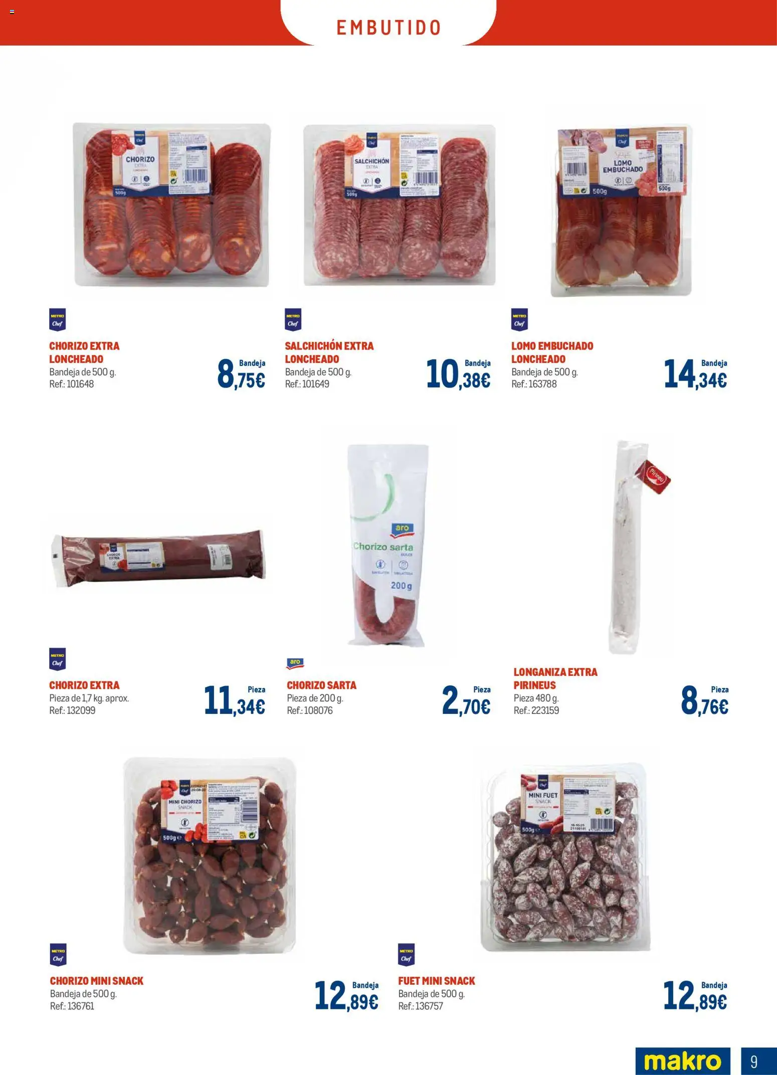 Makro - Charcuteria Sur - Página de 9 - Válido desde 01/12/2025